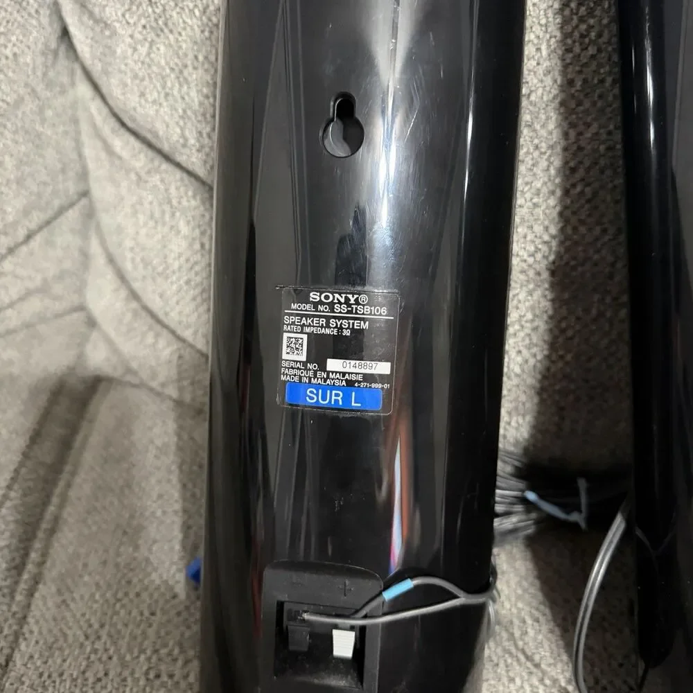 Sony SS-TSB107 SS-TSB106 Surround Sound 5 Speakers SS-CTB103 Complete Speakers